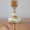 Englische Mid-Century Alabaster oder Onyx Tischlampe 2