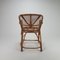 Mid-Century Rattan Side Chair, 1960s 5
