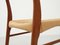 Paper Cord Chairs by Arne Choice Iversen for Glyngøre Teak, Set of 4 20