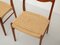Paper Cord Chairs by Arne Choice Iversen for Glyngøre Teak, Set of 4 3