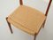 Paper Cord Stühle von Arne Choice Iversen für Glyngøre Teak, 4er Set 14