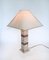 Hollywood Regency Style Pink Marble Table Lamps, Italy, 1970s, Set of 2 12