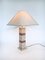 Hollywood Regency Style Pink Marble Table Lamps, Italy, 1970s, Set of 2 14