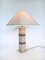 Hollywood Regency Style Pink Marble Table Lamps, Italy, 1970s, Set of 2 13