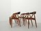 Teak Model 31 Chairs by Kai Kristiansen, Set of 5 17