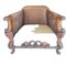 Antique English Walnut Caned Armchair 3