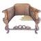 Antique English Walnut Caned Armchair, Image 3