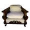 Antique English Walnut Caned Armchair, Image 8