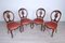 Walnut Chairs by Luigi Filippo, Italy, 1800s, Set of 4 8