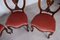 Walnut Chairs by Luigi Filippo, Italy, 1800s, Set of 4, Image 11