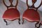 Walnut Chairs by Luigi Filippo, Italy, 1800s, Set of 4, Image 10