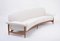 Large Mid-Century White Sofa by Johannes Andersen for Trensum 4