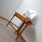 Mid-Century Oak and Ceramic Vanity Table by Guillerme et Chambron, France, 1960s, Image 12