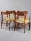 Sedie da pranzo CH23 di Hans J Wegner per Carl Hansen & Son, Danimarca, anni '50, set di 4, Immagine 3