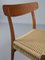 CH23 Dining Chairs by Hans J Wegner for Carl Hansen & Son, Denmark 1950s, Set of 4, Image 4