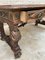 Renaissance Carved Walnut Desk with Three Drawers and Bronze Mounts, 1860s, Image 17