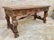 Renaissance Carved Walnut Desk with Three Drawers and Bronze Mounts, 1860s 11