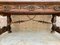 Renaissance Carved Walnut Desk with Three Drawers and Bronze Mounts, 1860s, Image 5