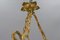 Neoclassical French Bronze Chandelier in Pate De Verre Glass by Jean Noverdy 14