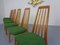 Vintage Danish Eva Teak Dining Chairs by Niels Koeefoed for Hornslet Furniture Factory, 1960s, Set of 6, Image 11