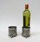 Tin Wine Bottle Stand by A. Reith, 1880s, Set of 2 4