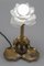 Art Nouveau Brass Table Lamp with Frog, 1930s 11