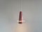 Pink Model 205 Conical Pendant Lamp from Evenblij, the Netherlands, 1960s, Image 7