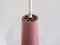 Pink Model 205 Conical Pendant Lamp from Evenblij, the Netherlands, 1960s, Image 3