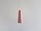 Pink Model 205 Conical Pendant Lamp from Evenblij, the Netherlands, 1960s, Image 1