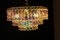 Schillernder Mid-Century Murano Glas Kronleuchter 10