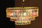 Mid-Century Murano Glass Iridescent Chandelier 11