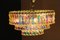 Mid-Century Murano Glass Iridescent Chandelier, Image 11
