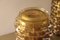 Große Mid-Century Vasen aus goldfarbenem & schillerndem Muranoglas, 2er Set 11