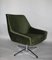 Olive Green Swivel Chair from VEB Metallwaren Naumburg, 1980s 1