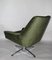 Olive Green Swivel Chair from VEB Metallwaren Naumburg, 1980s 9