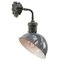 Dutch Gray Enamel Vintage Industrial Scone Wall Light from Industria Rotterdam 2