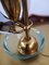 Italian Brass and Smoked Glass Lamps by Gino Paroldo, 1950s, Set of 2 2