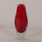 Red Murano Submerged Vase by Luigi Mandruzzo, 1960s 4