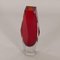 Rote Vase aus Muranoglas von Luigi Mandruzzo, 1960er 6