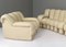 Vintage DS600 Sectional Sofa and Chairs in Crème Leather from De Sede 8