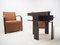 Art Deco Armchairs with Coffee Table, 1930s, Set of 3 12