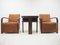 Art Deco Armchairs with Coffee Table, 1930s, Set of 3, Image 5