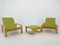 Pulkka Lounge Chairs by Ilmari Lappalainen for Asko, Finland, 1970s, Set of 3, Image 2