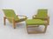 Pulkka Lounge Chairs by Ilmari Lappalainen for Asko, Finland, 1970s, Set of 3 5