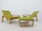 Pulkka Lounge Chairs by Ilmari Lappalainen for Asko, Finland, 1970s, Set of 3, Image 4