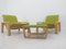 Pulkka Lounge Chairs by Ilmari Lappalainen for Asko, Finland, 1970s, Set of 3 9