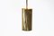 Vintage Brass Spot Hanging Lamp, Denmark 8