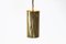 Vintage Brass Spot Hanging Lamp, Denmark 3