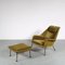 Fauteuil Heron avec Tabouret par Ernest Race pour Race Furniture, Royaume-Uni, 1950s 2