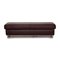 Wine Red Footstool by Willi Schillig 7